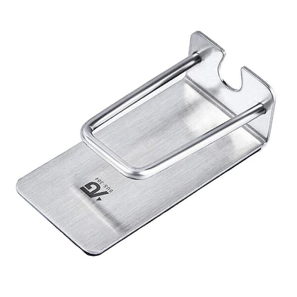 Bathroom Toothbrush Holder Wall Mounted Stainless Steel Adhesive Hooks