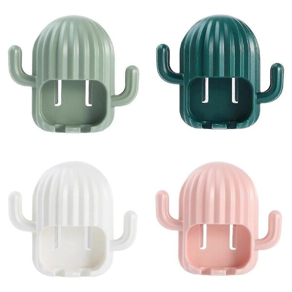 Bathroom Toothbrush Holder 2In1 Modern Wall Mounted Toothbrush Holder with 2 Hooks Bathroom Home Ra