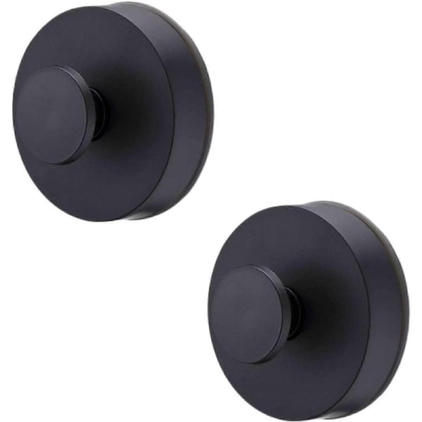 Vacuum Suction Cup Hooks Holder Stick to Window Smooth Wall, ABS Waterproof Heavy Duty Towel Sucker Hooks for Shower Bathroom Kitchen Glass Door(Black