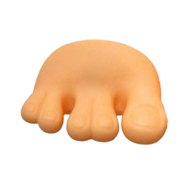 Winding Clamping Brush Holder Home Bathroom Funny Toe Foot Toothbrush Holder Cable Line Organizer Sucker Hook Up Accs