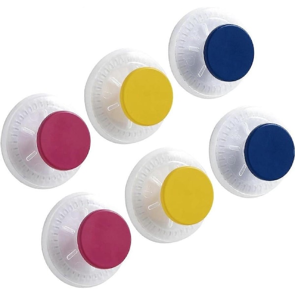 Suction Hooks Pack of 6 Suction Cup Hooks No Drilling Removable 1 Installation Shower Hooks Max Hold 5KG Waterproof Towel Hooks for Bathroom Kitchen