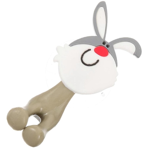 Cartoon Animal Toothbrush Holder Wall Mounted Toothbrush Hook Rack Suction Cup Hanging Toothbrush Children Bathroom Use 1Pcs