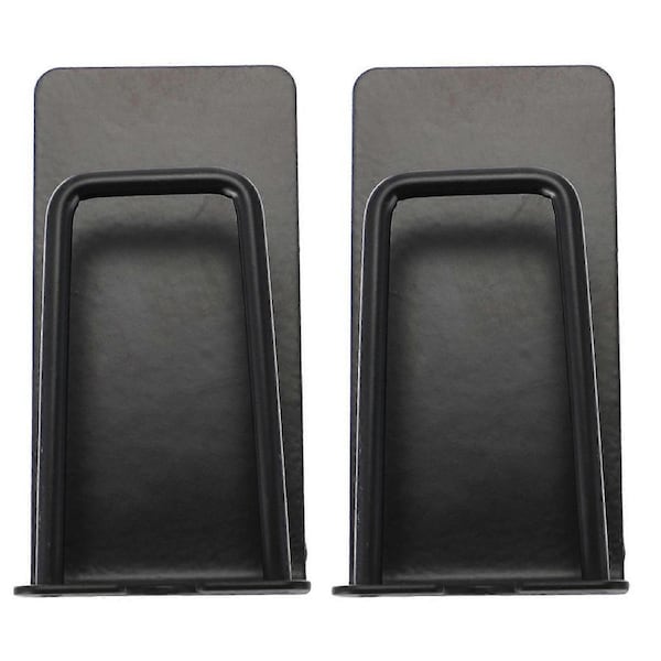 Bathroom Wall-Mounted Toothbrush Holder 2Pcs Black 7.9X4X2.8CM 304 Stainless Steel Water Draining