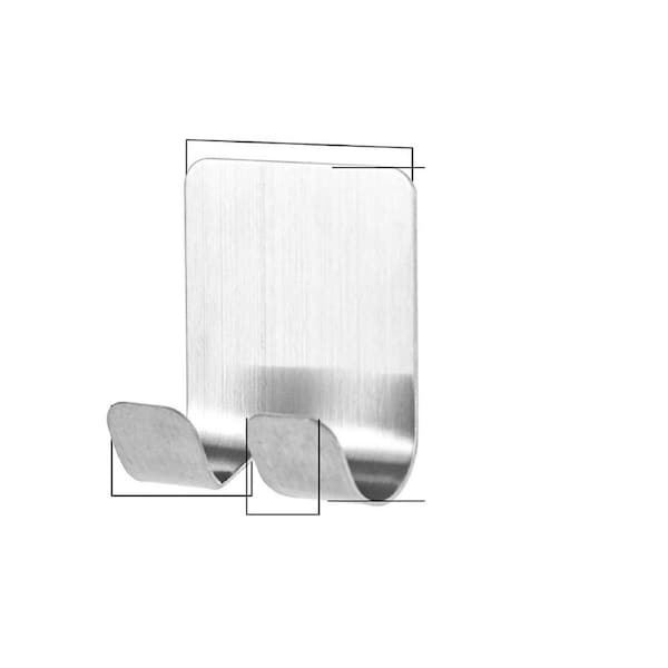 Razor Holder Shower Stainless Steel Razor Holder Shower SelfAdhesive Hooks No Drilling for Bathrooms Multifunctional Razor Holder Kitchen Bedroom