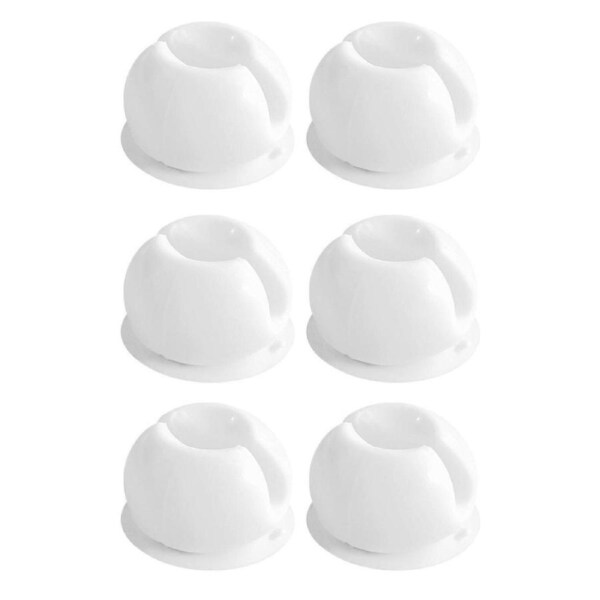 Adhesive Wall Hook 6PCS Suction Cup Mounts for Bathroom Installation