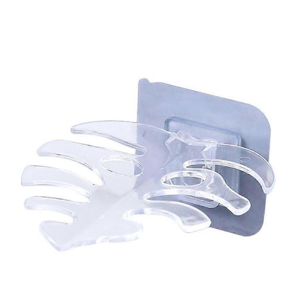 Wall Toothbrush Holder Leaf Shape Bathroom Organizer Tooth Brushing Holder
