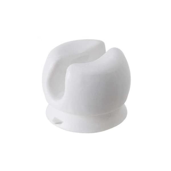 White 1pcs(A)$ Wash hook toothbrush holder simple traceless toothbrush bathroom wall suction type punch-free wall-mounted toothbrush