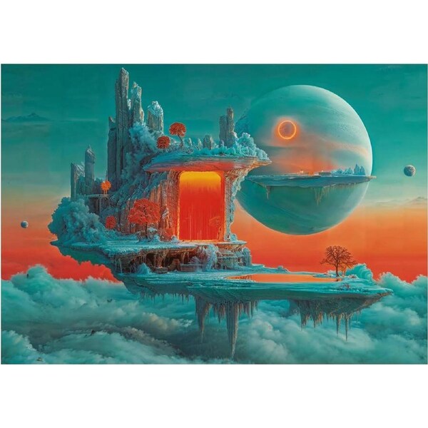 Educa - Planet Of Fire & Ice Large Piece Puzzle 500pc