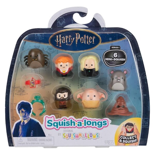 Squishmallows Squish-A-Longs Harry Potter Series 1 Ron Weasley (Designs may vary) 6-Pack
