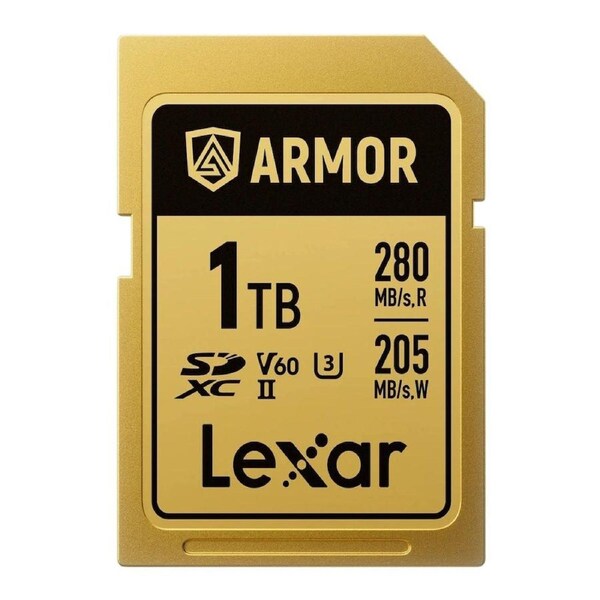 Lexar Professional ARMOR Gold Pro SDXC UHS-II Card - 1TB