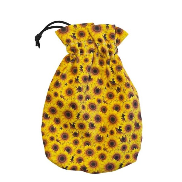 Q Workshop - Full Art - Sunflower - Dice Pouch