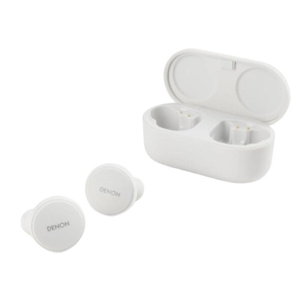 Denon PerL Pro True Wireless ANC In-Ear Headphones (White)