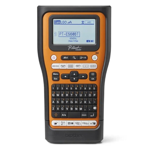Brother P-Touch Professional Labelling Machine with Integrated Bluetooth (PT-E560BTVP)
