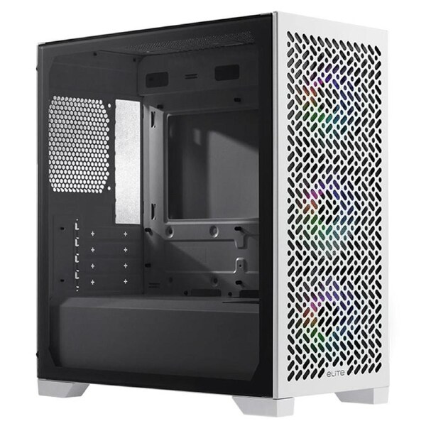 Cooler Master Elite 302 ARGB mATX Case - White (E302-WGNN-SAZ)