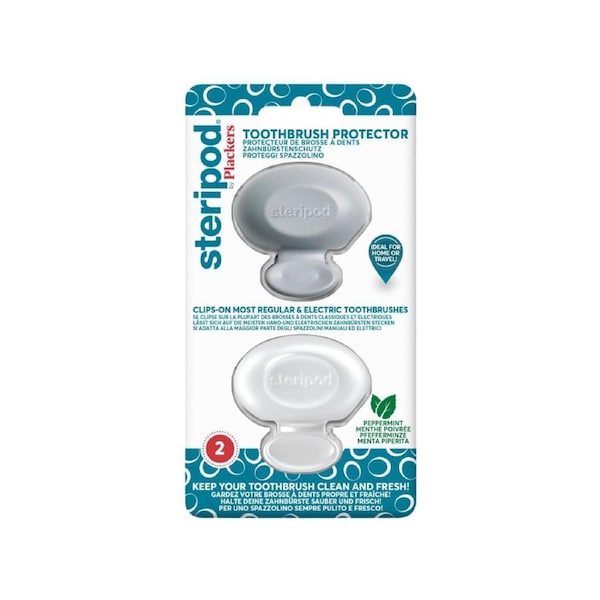 Steripod Toothbrush Protector 2 Pack - Peppermint