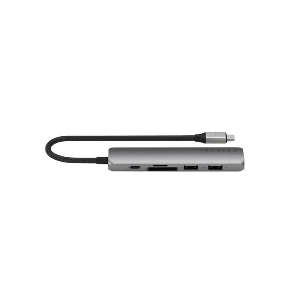 Satechi 6-in-1 USB-C Slim Multiport Adapter (Space Grey)