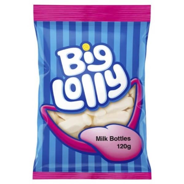 Big Lolly Milk Bottles 120g x 12