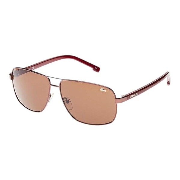 Lacoste L162S 210 Men’s Sunglasses Brown Frame Brown Lens 61mm UV400 RX Ready