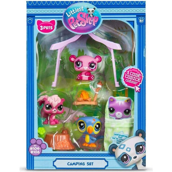Littlest Pet Shop - Camping Set 3pk Figures