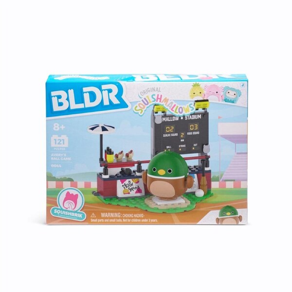 Squishmallows BLDR Avery's Ball Game Small Building Set