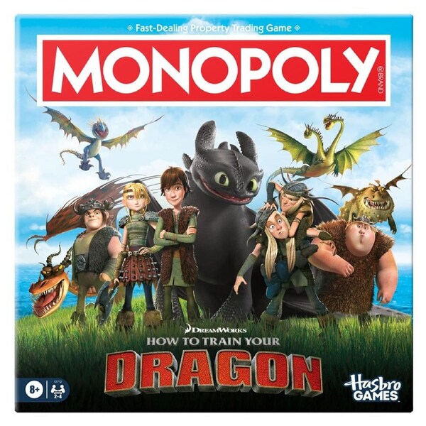 Monopoly How To Train Your Dragon (2010) Edition Board Game