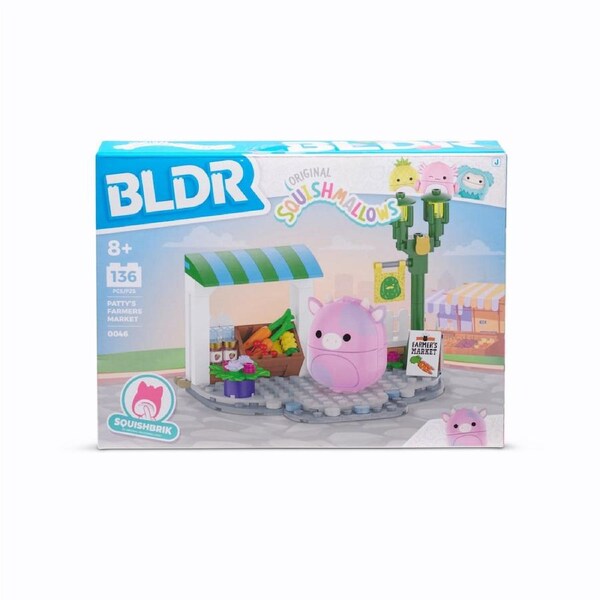 Squishmallows BLDR Patty's Farmers Market Small Building Set