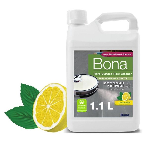Bona Hard Surface Floor Cleaner For Mopping Robots 1.1L Laminate Vinyl Tile