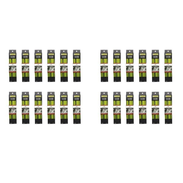 24PK Osmer Wood Case Hexagon Hb Pencil Premium w/ Eraser Box Of 12 School Office