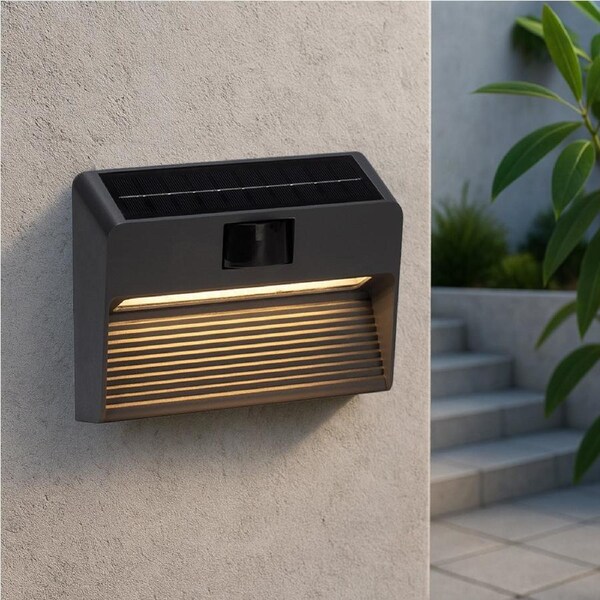 Nexa Solar LED Outdoor Wall Light with PIR Sensor IP65