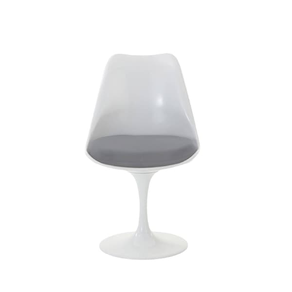 Replica Tulip Dining Chair with Grey Seat Pad