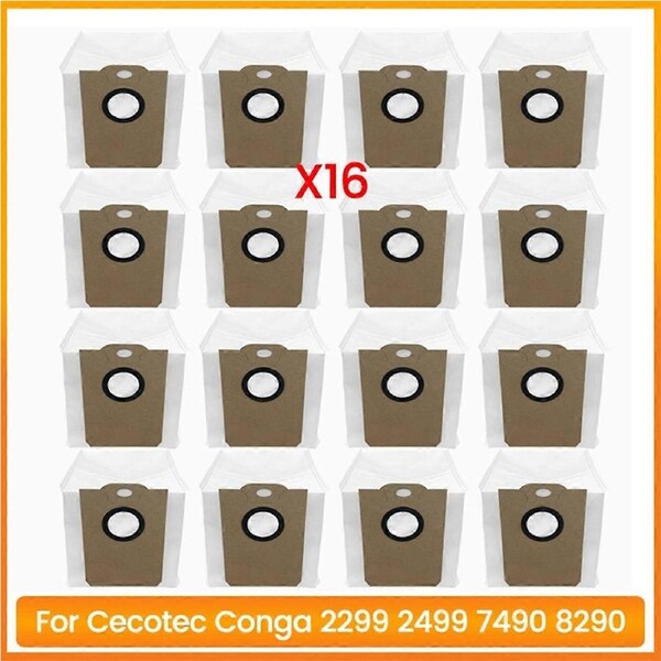 16PCS Vacuum Cleaner Dust Bag Set for 2299 2499 7490 8290 Vacuum Cleaner Accessories Replacement