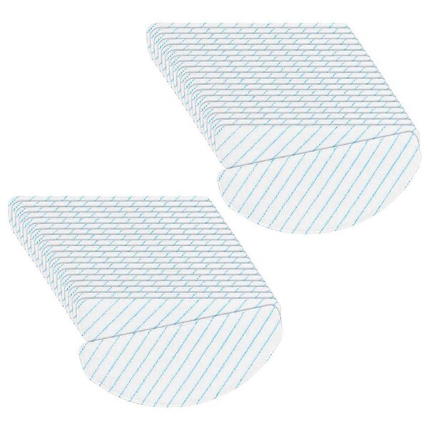 100Pcs Disposable Strong Rag Mop Cloths Pads for Deebot OZMO T8 T8 Max T9 + Vacuum Cleaner Parts