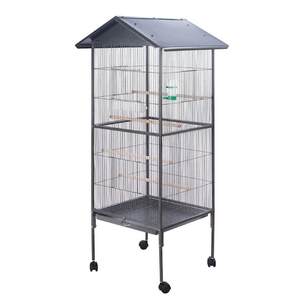 YES4PETS 160 cm Large Bird Cage Parrot Aviary Pet Stand-alone Budgie Cage