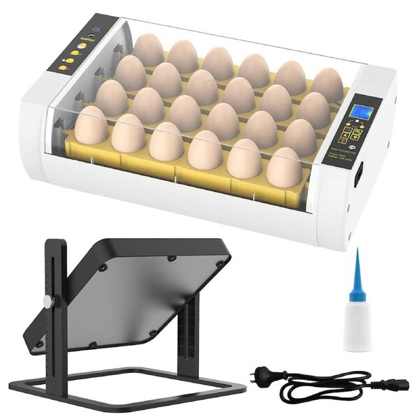 Advwin 24 Automatic Egg Incubator + Chicken Brooder Heating Plate