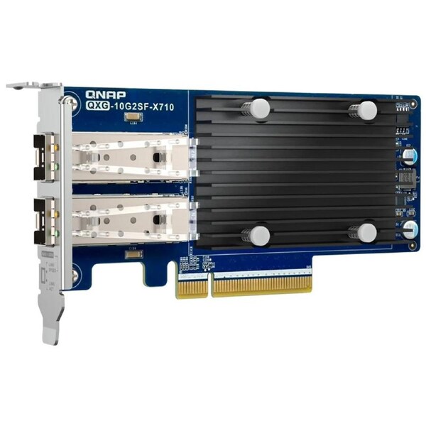 QNAP QXG-10G2T-X710 Two 10GbE Ports with SR-IOV and iSCSI, Block-based, Supports Multiple Virtual Disk Modes