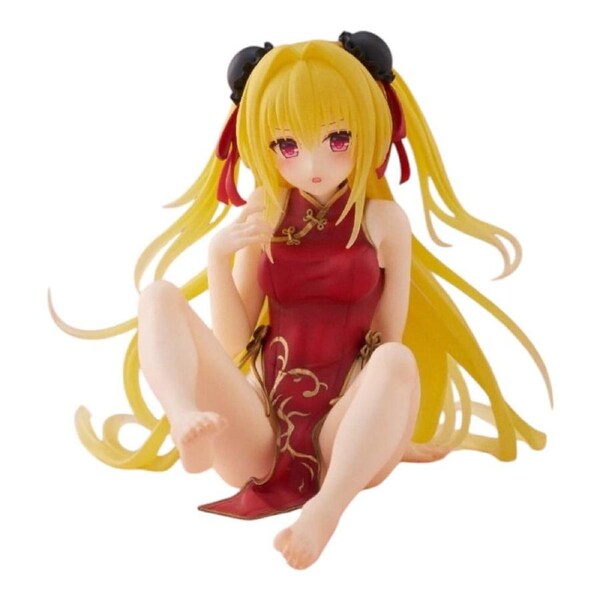 To Love-Ru Darkness Golden Darkness Chinese Dress Desktop Figure