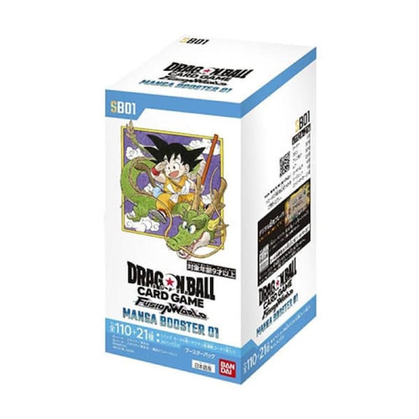 Dragon Ball Super Fusion World Manga Booster Box SB01 Japanese