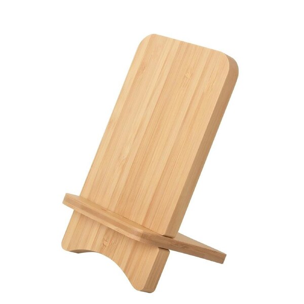 Bamboo phone stand desktop stand, simple phone stand, compatible with all phones(bamboo)