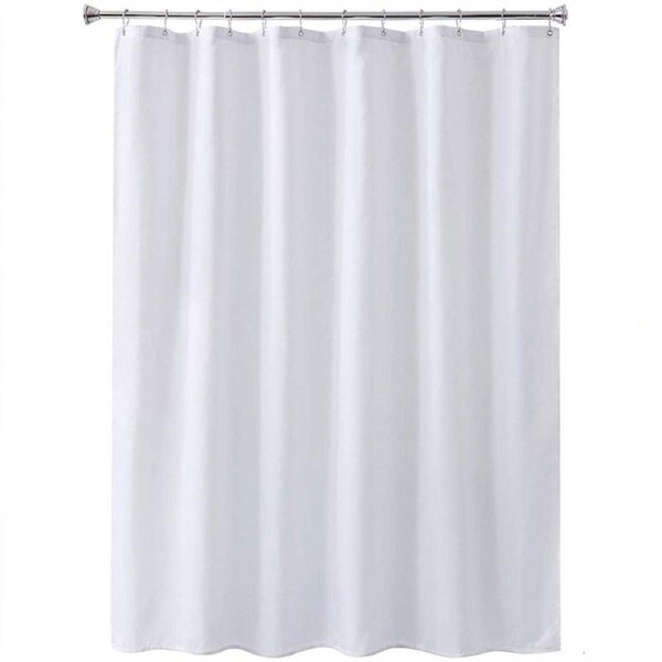 Waterproof Shower Curtain Polyester Shower Curtain Liner Bathroom White Home Use
