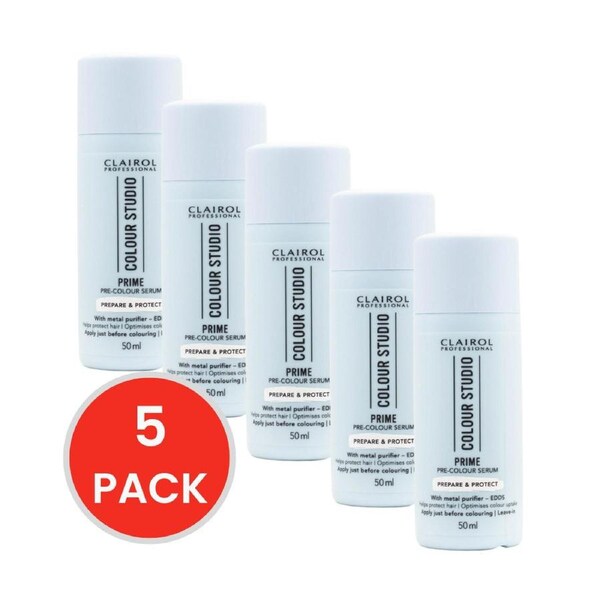 Clairol Professional Prime Pre Colour Treatment 50mL (5 Pack)