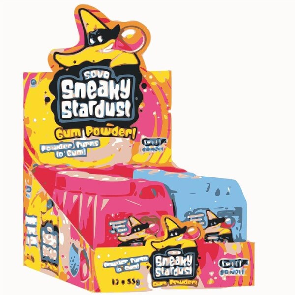 Kidsmania Sour Sneaky Stardust 55g x 12