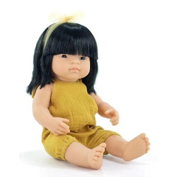 Miniland - My Friends & Me - Baby Doll Asian Girl 38cm