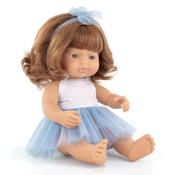 Miniland - My Friends & Me - Baby Doll Caucasian Girl Red Hair 38cm