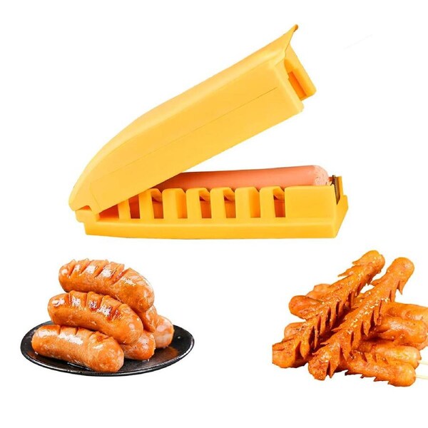 Hot Dog Cutter Sausage Cutter Ham Slicer Banana Peeler Kitchen Tool
