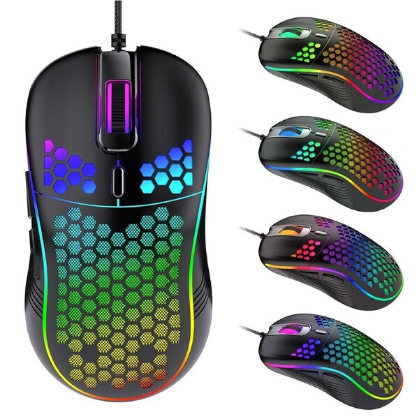 USB Wired Gaming Office Mouse Mechanical Mouse USB Illuminated Mouse