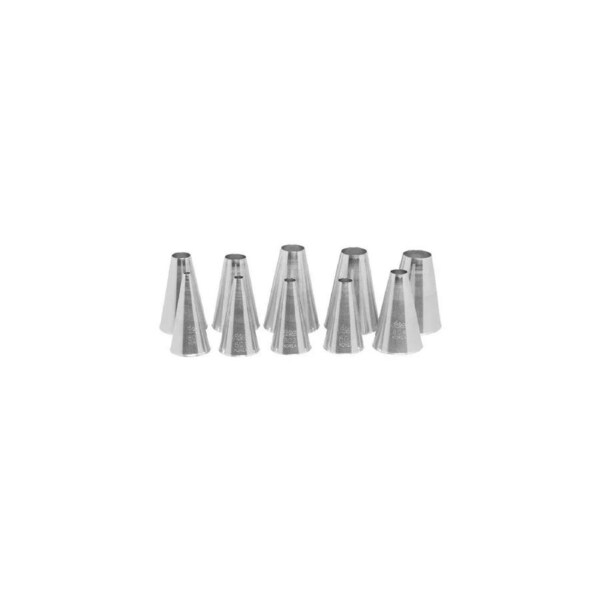 Ateco Piping Tube Plain Set 10pc
