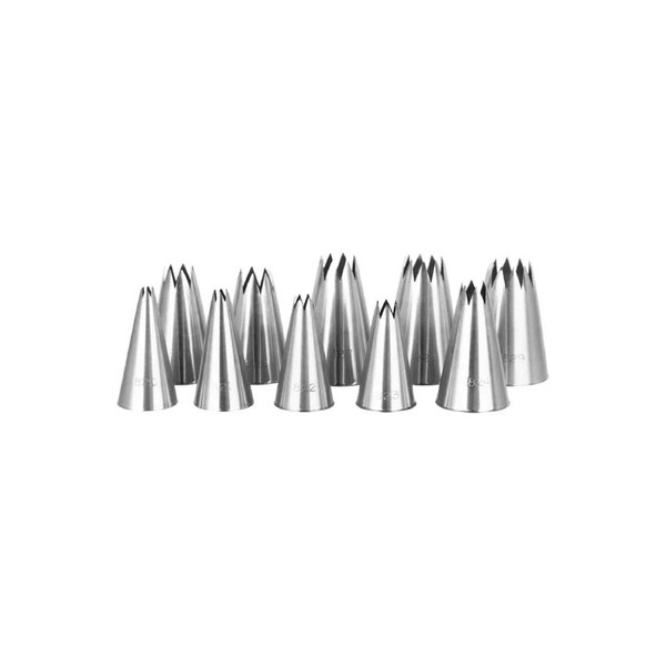 Ateco Piping Tube Star Set 10pc