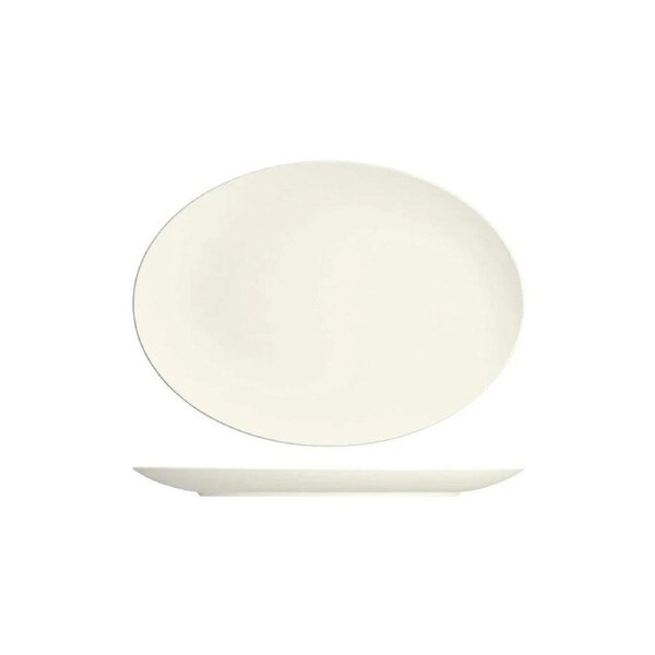 Bauscher Purity Oval Coupe Platter 330x240mm (Box of 6)
