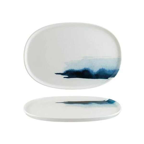 Bonna Blue Wave Hygge Oval Platter 340x230x18mm (Box of 6)