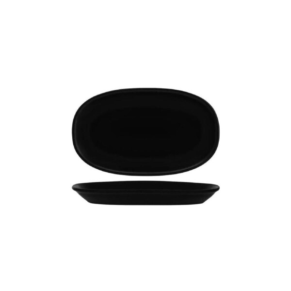Bonna Notte Black Oval Coupe Dish 290x170x32mm (Box of 6)